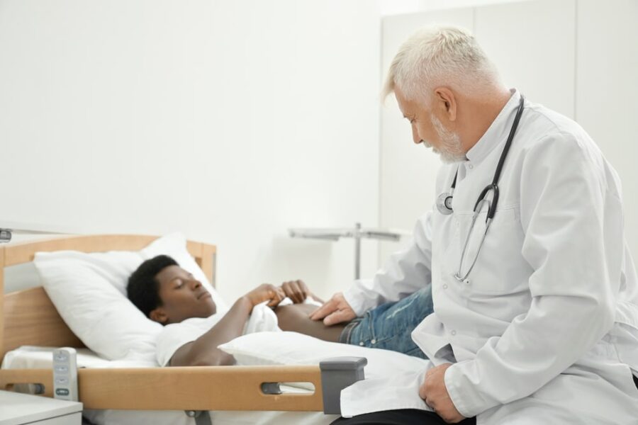 Doctor Examining Patient